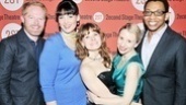 Can you spell r-e-u-n-i-o-n? Original Spellling Bee stars Jesse Tyler Ferguson, Lisa Howard, Celia Keenan-Bolger, Sarah Saltzberg and Derrick Baskin come together to support Second Stage.