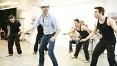 Kyle Dean Massey shows off his best boot-scootin' boogie as Billy Ray Jackson, backed by a lineup of Buckaroos. 