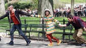 Glee Central Park - Mark Salling - Lea Michele - Cory Monteith
