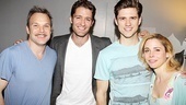 A parting shot of Norbert Leo Butz, Matthew Morrison, Aaron Tveit and Kerry Butler. Thanks for Catch-ing up with them, Matthew!