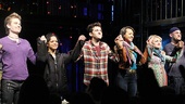 Opening night of <i>Rent</i> - Matt Shingledecker – Arianda Fernandez – Adam Chanler-Berat – Corbin Reid – Annaleigh Ashford – Nicholas Collins
