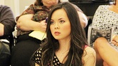 TV favorite and Broadway newcomer Anna Maria de Perez Tagle hits the floor during “The Good Samaritan.” 