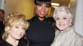 Follies star Elaine Paige, Jennifer Hudson and Angela Lansbury are more than happy to give their time to the American Theatre Wing. 