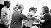 <i>Bonnie & Clyde</i> Rehearsal – Louis Hobson – Steve Rankin - Jeremy Jordan – Tad Wilson 