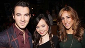 Kevin Jonas and wife Danielle Deleasa are here to cheer on Jonas' Camp Rock co-star Anna Maria Perez de Tagle as she makes her Broadway debut in Godspell.
