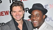 Elated co-stars Hunter Foster and Vladimir Versailles share an opening night snapshot.