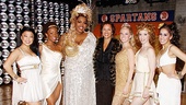Former Miss America Vanessa Williams fits right in with the lovely ladies of Lysistrata Jones (Katie Boren, LaQuet Sharnell, Liz Mikel, Patti Murin, Lindsay Nicole Chambers and Kat Nejat) and their sparkling outfits. 