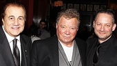 Producer Larry Thompson, star William Shatner and producer Adam Epstein chat about their next voyage together at the after-party. 