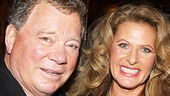William Shatner gets cozy at Sardi's with his real-life leading lady, wife Elizabeth Shatner. 