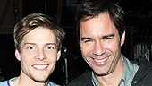 Two of Broadway's most dashing leading men, Hunter Parrish and Eric McCormack, get close for a post-show snapshot. 