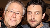 Leap of Faith composer Alan Menken gets close to his leading man Raúl Esparza.