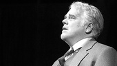 Philip Seymour Hoffman as Willy Loman in Death of a Salesman. 