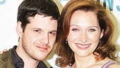 Though they play the Lyons' estranged children, Michael Esper and Kate Jennings Grant look thick as thieves in real life. 