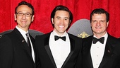The gentleman of End of the Rainbow, Jay Russell, Tom Pelphrey and Michael Cumpsty, sure look dapper.