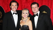 Tracie Bennett is surrounded by her two onstage loves, Tom Pelphrey and Michael Cumpsty.