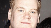 One Man star James Corden and one of his Two Guvnors, Jemima Rooper, are delighted to celebrate their very first Broadway preview. 