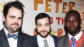 Peter and the Starcatcher Opening Night – Greg Hildreth – Teddy Bergman – Isaiah Johnson