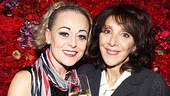Tracie Bennett raises her glass to celebrity guest Andrea Martin in “The Rainbow Room.”