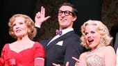 Deborah Rush as Mrs. Ella Spofford, Aaron Lazar as Henry Spofford, Megan Hilty as Lorelei Lee, Clarke Thorell as Gus Esmond, Jr., Rachel York as Dorothy Shaw and Stephen R. Buntrock as Josephus Gage in Gentlemen Prefer Blondes.
