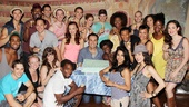 Ghost Celebrates 100 Broadway Shows – the cast of Ghost