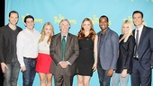 David West Read and Evan Cabnet line up with stars Jenni Barber, Henry Winkler, Alicia Silverstone, Daniel Breaker, Ari Graynor and Cheyenne Jackson. 
