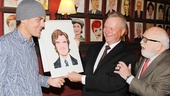 Max Klimavicius reveals Michael Shannon’s portrait, and Shannon and co-star Ed Asner are obviously impressed!