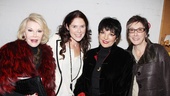 The Performers – preview opening – Joan Rivers – Amanda Lipitz – Liza Minnelli – Robyn Goodman