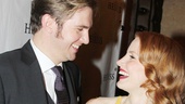 We did it! Dan Stevens and Jessica Chastain are officially Broadway stars.