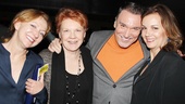 Tony winner Julie White takes in the festivities with Tony nominee Beth Fowler, Patrick Page (currently appearing in Cyrano de Bergerac) and Margaret Colin.