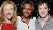 Stars Rachel Bay Jones and Matthew James Thomas flank Pippin Leading Player, Patina Miller.