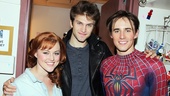 Keegan Allen at Spider-Man – Rebecca Faulkenberry - Keegan Allen - Reeve Carney