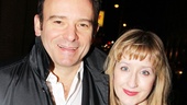 Matthew Warchus and Lauren Ward, director and the star of the upcoming, Matilda get a taste of opening night excitement.