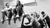 Hands on a Hardbody – Rehearsal – Jay Armstrong Johnson – Allison Case – cast