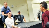 Hands on a Hardbody – Rehearsal – David Larsen - Jay Armstrong Johnson – Sergio Trujillo – Neil Pepe