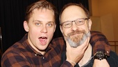 The show’s male leads, Billy Magnussen and David Hyde Pierce, joke around between interviews.
