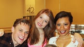 Director Nicholas Martin is surrounded by his up-and-coming stars Billy Magnussen, Genevieve Angelson abd Shalita Grant.