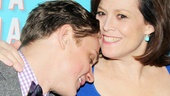 Sigourney Weaver gets an armful of her onstage boy toy, played by Billy Magnussen.