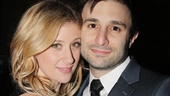 Broadway babe Caissie Levy goes cheek-to-cheek with husband, David Reiser.
