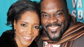 Tony nominee Phillip Boykin shows off his lovely wife Felicia.