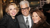 Funny lady Julie Halston spends some quality time with Linda Lavin and her husband Steve Bakunas.