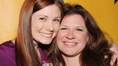Aww! Allison Case goes cheek to cheek with the real Kelli Mangrum.