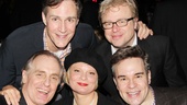 Keith Carradine, Phantom alum Howard McGillin, Carradine’s daughter Martha Plimpton, writer Eric Gilliland and producer Richard Samson crowd in for a cute shot at Roseland.