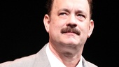 Tom Hanks commands the stage on opening night of Lucky Guy.