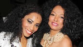 Valisia LeKae finally gets the chance to meet the legendary Diana Ross. (Their first encounter was on stage during curtain call!)