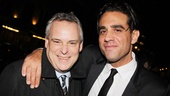 Bobby Cannavale throws a congratulatory arm around his director, Doug Hughes.