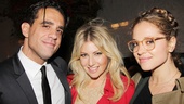 Bobby Cannavale receives a warm opening night greeting from stunning gals Ari Graynor (his co-star in 2010’s Trust at Second Stage) and Margarita Levieva (looking very different than in TV's Revenge).