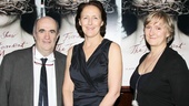 Playwright Colm Toibin joins his leading lady and director Deborah Warner for a photo.