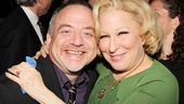 Marc Shaiman flew in from London just for the opening night of his friend Bette.