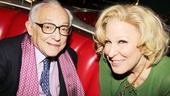 Producer and theater exec James Nederlander congratulates Broadway's newest superstar.