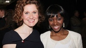 Chaplin’s Christiane Noll and Motown standout Saycon Sengbloh take in the scene at the Marriot Marquis.